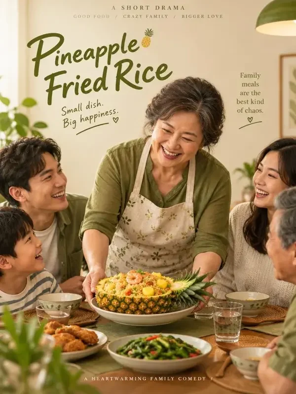 婆婆的菠萝炒饭 短剧封面 - 黄豆短剧家庭治愈